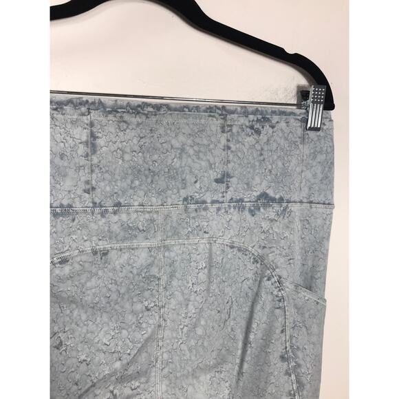 Lululemon Womens Fast & Free Legging Tight 12 Blue Fog Water Athleisure - Picture 7 of 13